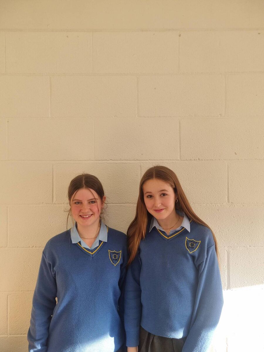 Riva O'Reilly (right) and Sadhbh Tuohy (left) explored knowledge around ultra-processed foods. Riva O'Reilly (right) and Sadhbh Tuohy (left) explored knowledge around ultra-processed foods.