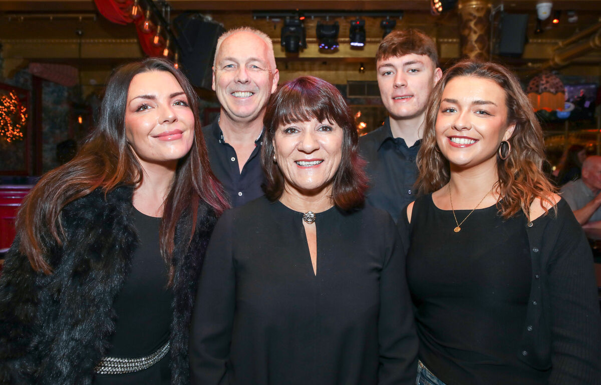 Aoife, Liam, Anne, Colin and Maeve Molloy at the Reardens All Star Awards which took place at Reardens, Washington Street, Cork. - Picture: David Creedon
