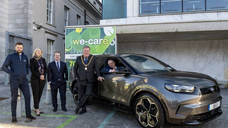 Lord Mayor of Cork stays green with electric Ford Capri