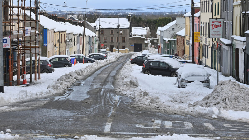 Gardaí at scene of two car collision in Charleville; Cork motorists urged to remain cautious if travelling 