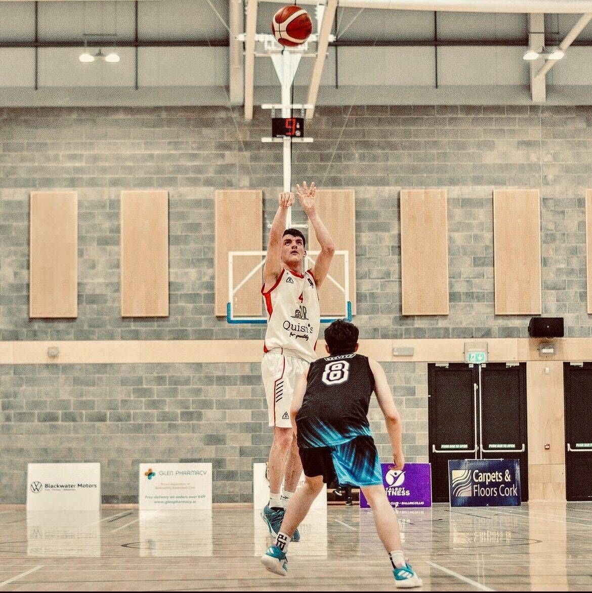 Rory O’Flynn in action for Ballincollig basketball club and an U18 game at MTU last season. KD Rory O’Flynn in action for Ballincollig basketball club and an U18 game at MTU last season. KD
