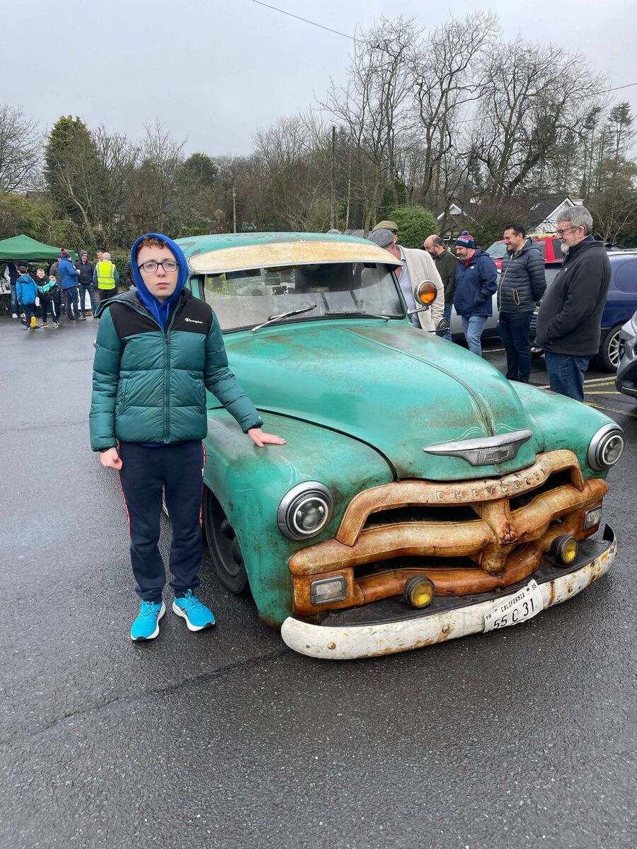 Damien Kelleher from Ovens, who won the prize for the youngest navigator. 