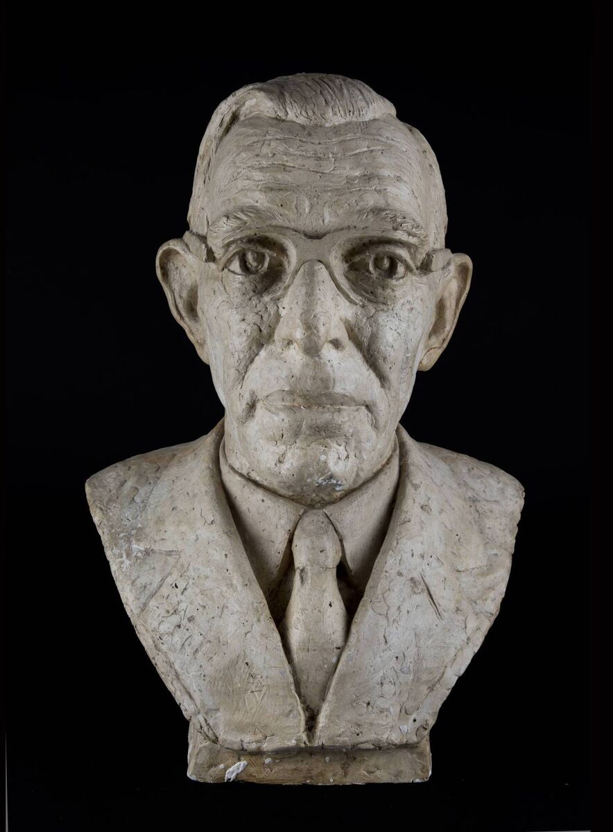 Séamus Murphy bust of Seamus Fitzgerald, 1966. © the artist’s estate. Photo: Dara McGrath. Séamus Murphy bust of Seamus Fitzgerald, 1966. © the artist’s estate. Photo: Dara McGrath.