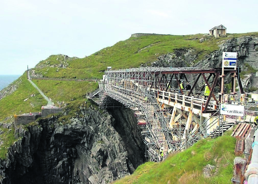 The reconstruction of the footbridge at Mizen Head is just one project Jim Leahy has been involved in