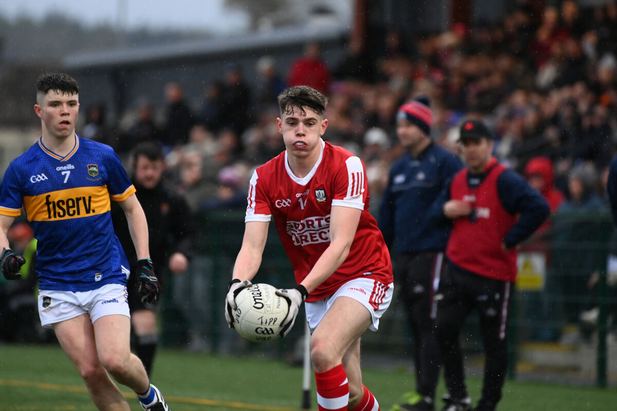  Cork U20 footballer Ed Myers made his competitive return from injury last Friday in MTU Cork's impressive win. Picture: Larry Cummins