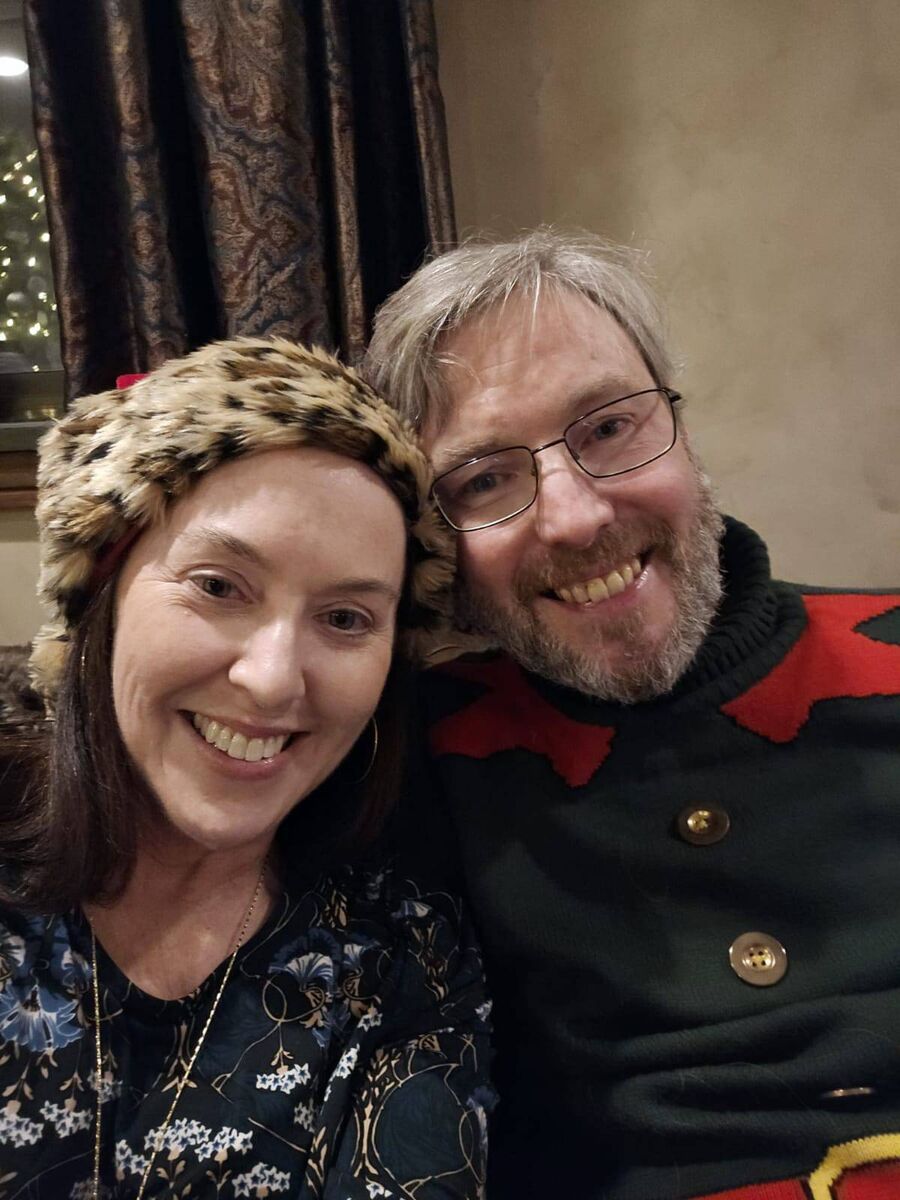 Colleen Quigely and Seán O'Keeffe celebrating Christmas 2024 together. Colleen Quigely and Seán O'Keeffe celebrating Christmas 2024 together.