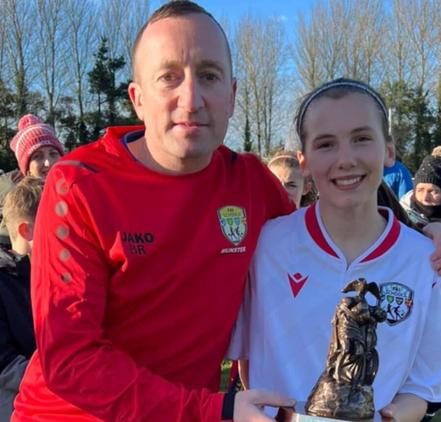 Barry Ryan with Ciara Breslin after the Inter-pro success. Barry Ryan with Ciara Breslin after the Inter-pro success.