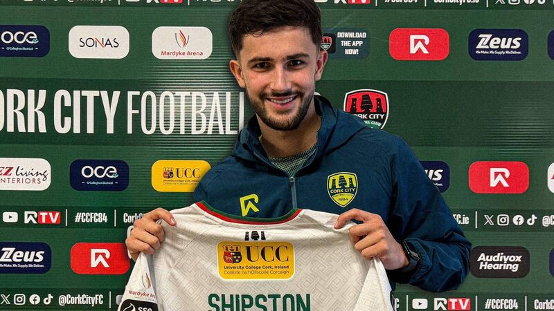Cork City sign midfielder Rio Shipston on loan from Sheffield Wednesday 