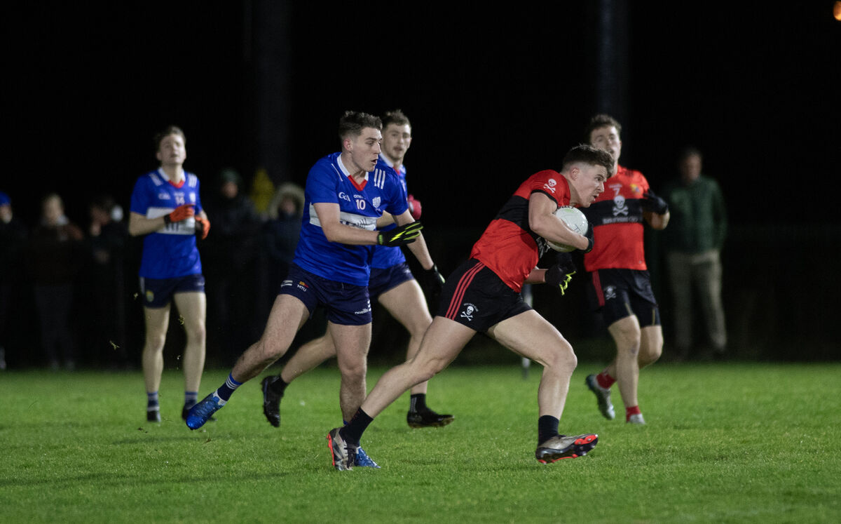 Cathal Ó Beaglaoich on the move for UCC against UCD. Picture: Dominick Walsh