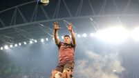 Jack O'Donoghue in the lineout 11/1/2025