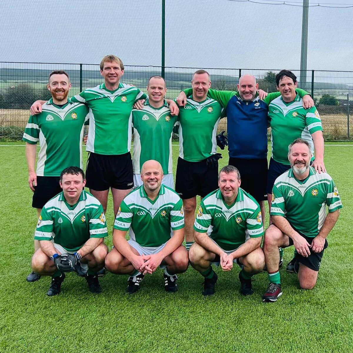 The Aghada Dads and Lads team that won the Glenville Blitz competition.
