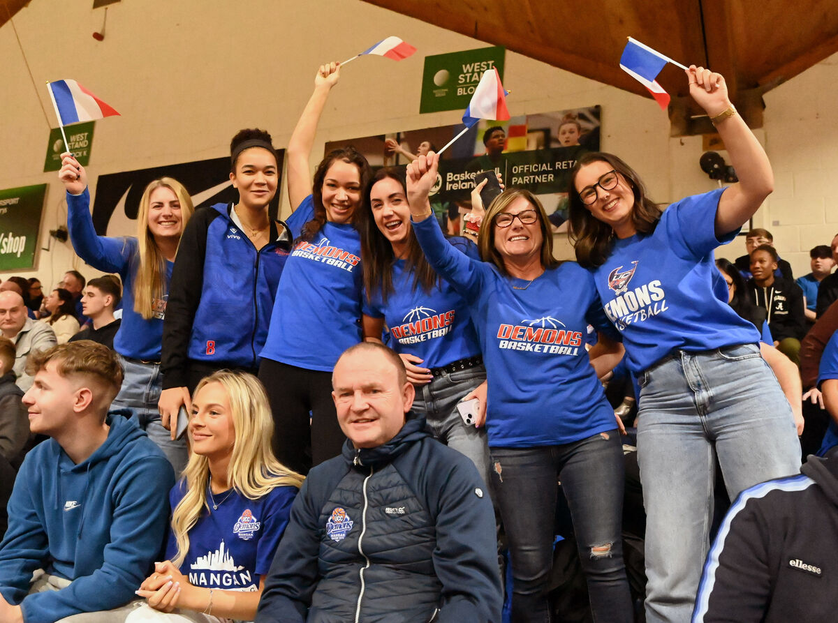 UCC Demons' supporters in full voice against Killester at the National Basketball Arena, Tallaght. Picture: Eddie O'Hare UCC Demons' supporters in full voice against Killester at the National Basketball Arena, Tallaght. Picture: Eddie O'Hare