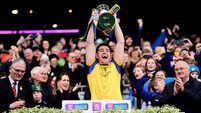 Donal Burke lifts the Tommy Moore Cup 19/1/2025