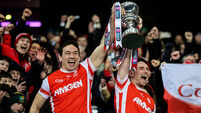 James Power and Luke Keating lift the Andy Merrion Cupy19/1/2025