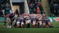 Conor Murray prepares to feed the scrum 18/1/2025