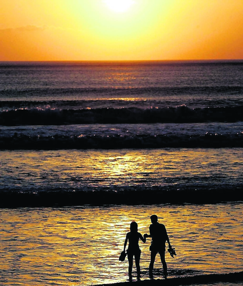 Kuta beach in Bali. Trevor Laffan visited the paradise isle as part of his sojourn to Australia - it’s hot, but very friendly, he says