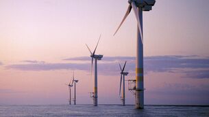 <p class="contextmenu internal_Caption">Ireland’s first and only operational offshore wind farm, the Arklow Bank Wind Park, which became operational 20 years ago</p>