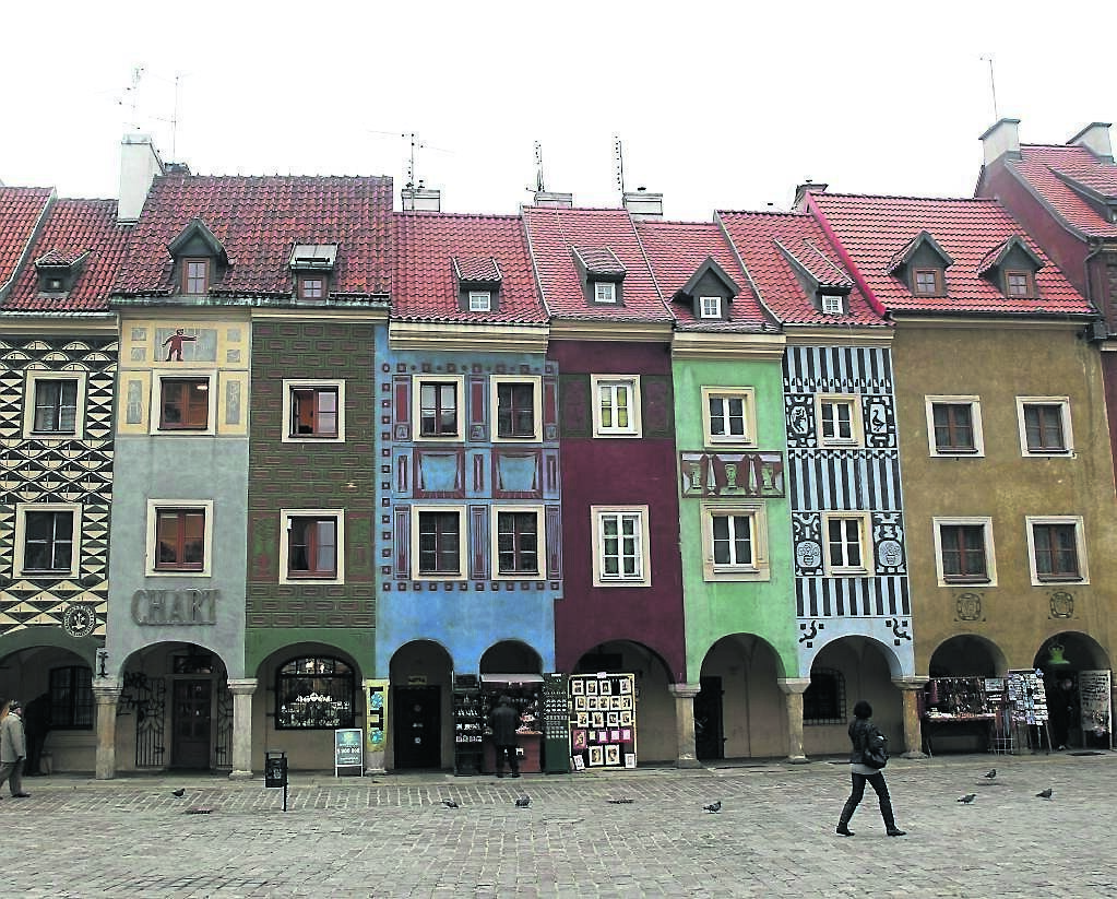 The Stary Rynek, or Old Market Square, in Poznan, Poland The Stary Rynek, or Old Market Square, in Poznan, Poland
