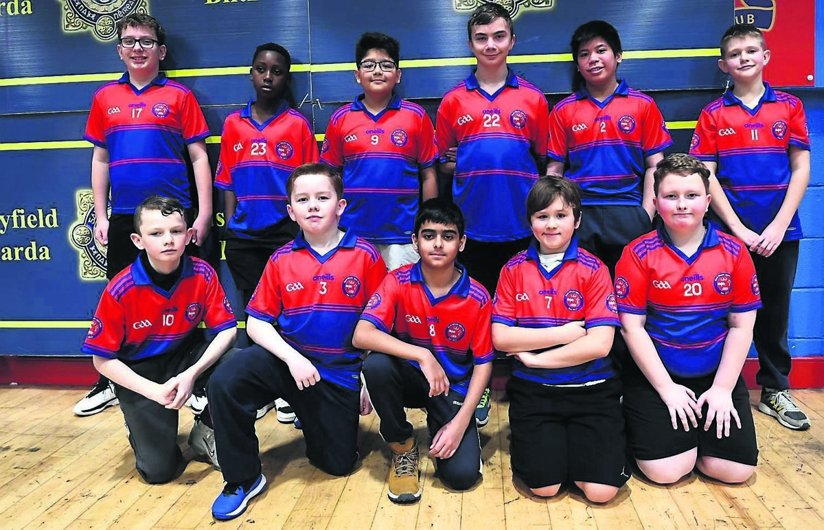 Pupils from Scoil Mhuire agus Eoin, Mayfield, at the Mayfield Garda Basketball Blitz for Cork city national schools at Neptune Stadium on Friday, January 10. 	Picture: Larry Cummins
                    