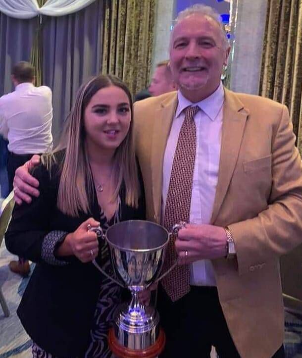 Katie O'Keeffe, Kanturk Boxing Club with Conal Thomas at the Rochestown Park Hotel.