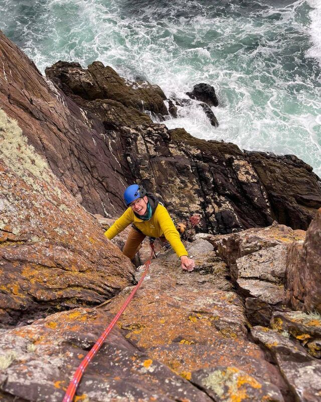 Nora Frederich said she first became interested in climbing seven years ago. 