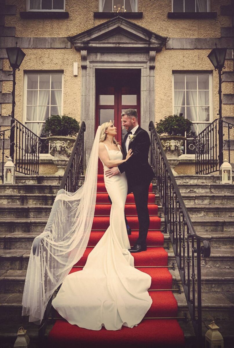 Liz and Jerry were married at the Orangery at Maryborough House Hotel in December. Liz and Jerry were married at the Orangery at Maryborough House Hotel in December.