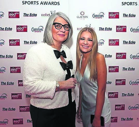 Carol and Maeve Quinlan, Bishopstown GAA Club, at the Rebel Óg awards banquet at the Clayton Hotel Silversprings. Picture: Jim Coughlan
                    