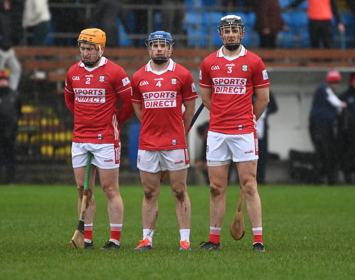 Cork's Niall O'Leary, Darragh O'Sullivan and Ger Millerick are all strong corner-back options for Cork. Picture: Eddie O'Hare