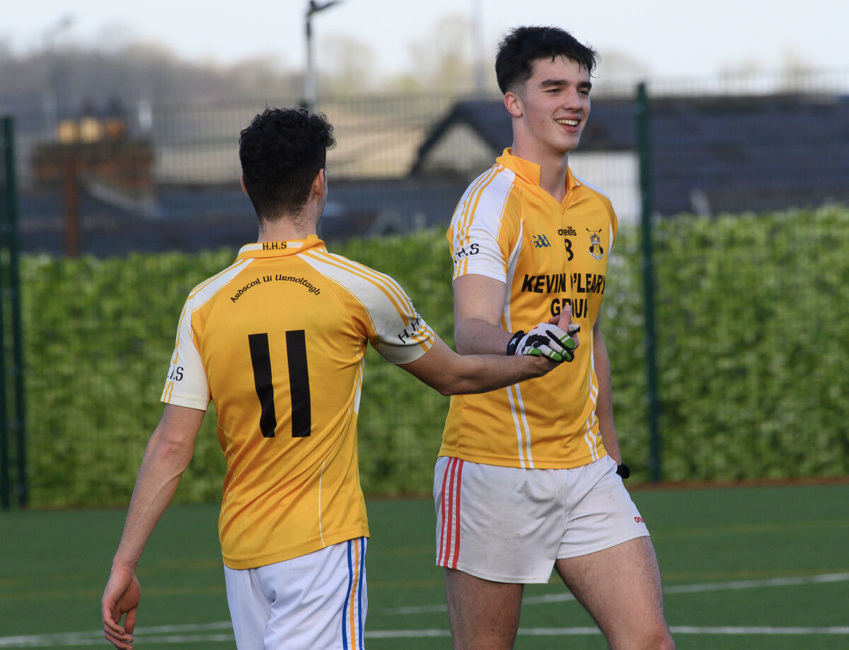  Oisín McCarthy and Oisín Gillain will be important players for Hamilton High School Bandon today. Picture: Dan Linehan