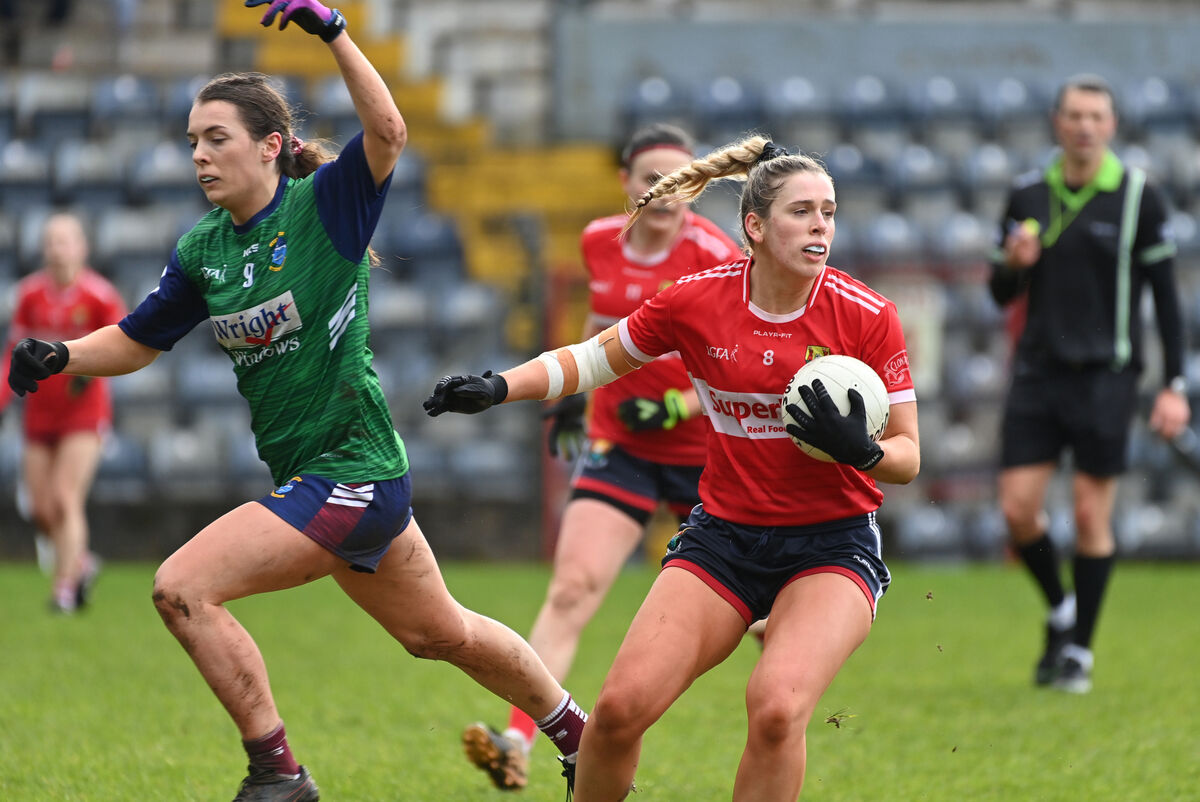 Maire O'Callaghan turns from Vicky Carr, Westmeath. Picture: Dan Linehan Maire O'Callaghan turns from Vicky Carr, Westmeath. Picture: Dan Linehan