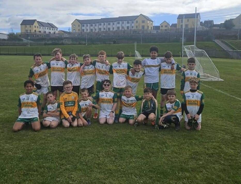 The Delanys U12 team at Kilbarry