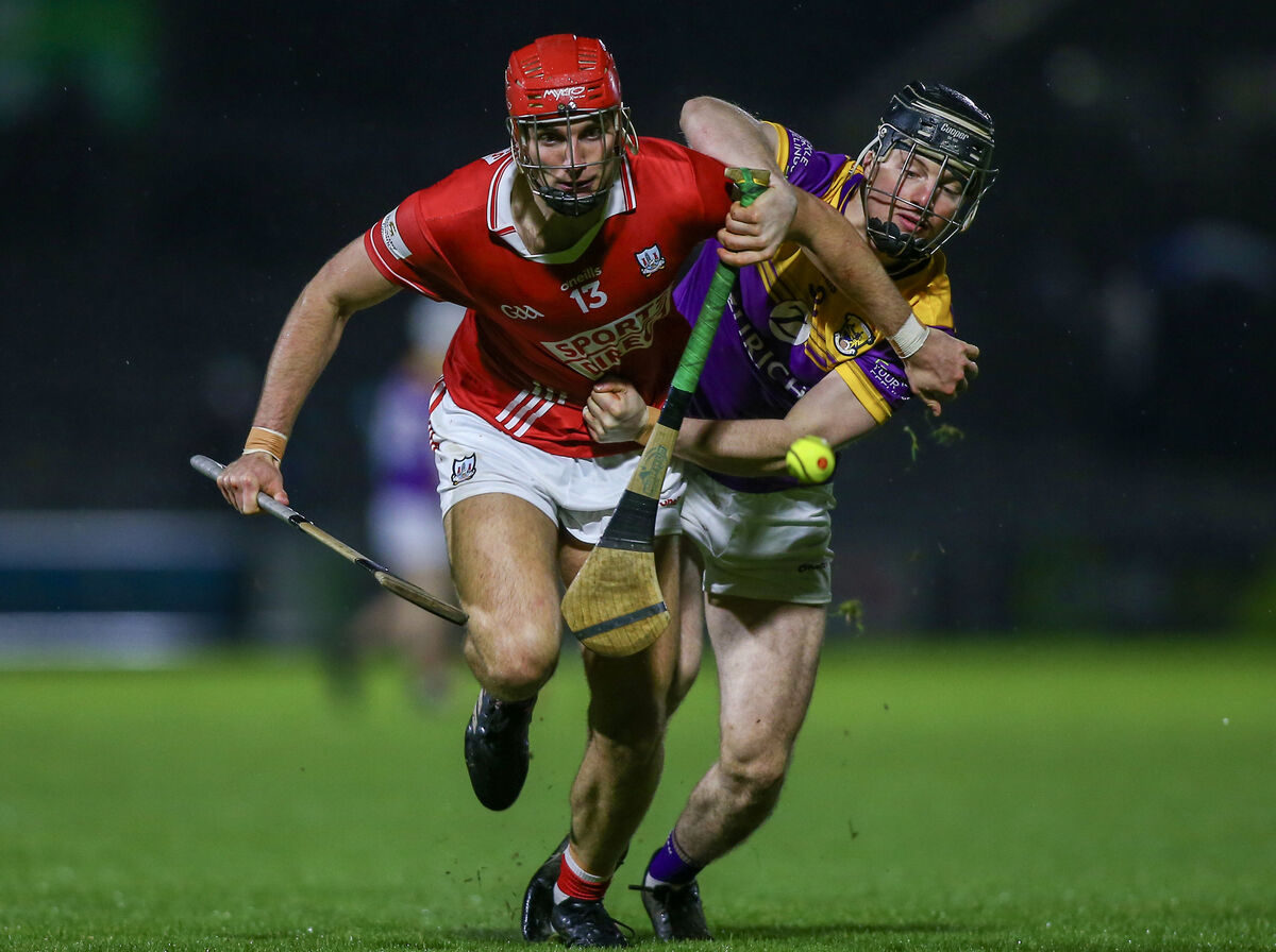 Cork’s Brian Hayes in action against Wexford’s Conor Foley. Picture: INPHO/Ken Sutton Cork’s Brian Hayes in action against Wexford’s Conor Foley. Picture: INPHO/Ken Sutton