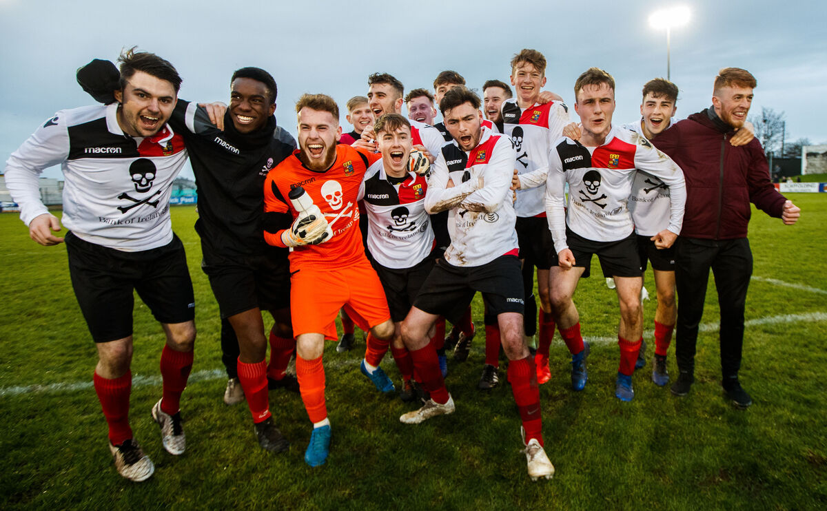 UCC celebrate winning the Collingwood Cup final over UL in 2019 UCC celebrate winning the Collingwood Cup final over UL in 2019