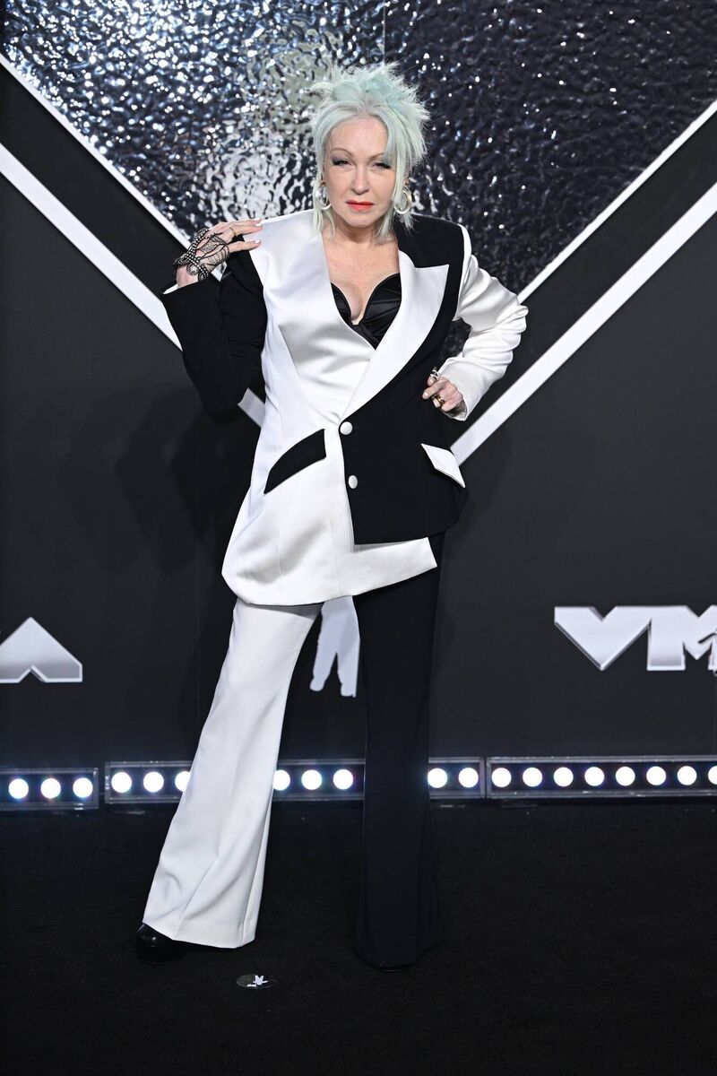 Cyndi Lauper attending the MTV Video Music Awards 2024. Photo: Doug Peters/PA 