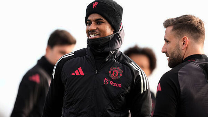 Marcus Rashford and Luke Shaw train with Man Utd ahead of Europa League trip Marcus Rashford and Luke Shaw train with Man Utd ahead of Europa League trip