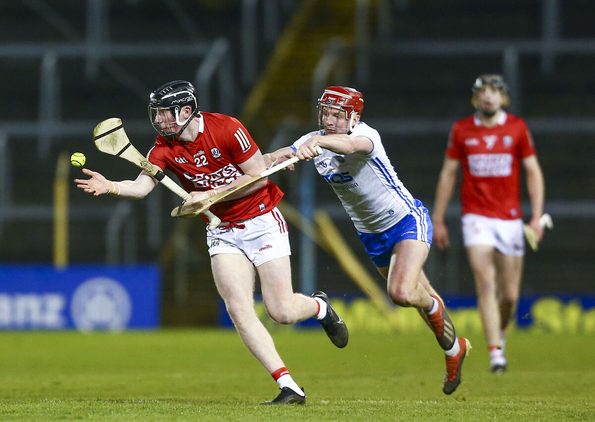 Conor Cahalane of Cork in action against Waterford's Calum Lyons in the 2022 Allianz HL Division 1 final - the last time the Rebels appeared in the decider. Picture: Inpho/Ken Sutton Conor Cahalane of Cork in action against Waterford's Calum Lyons in the 2022 Allianz HL Division 1 final - the last time the Rebels appeared in the decider. Picture: Inpho/Ken Sutton
