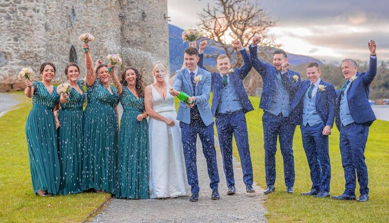 The bride had four bridesmaids: Lisa Ring, Laura Burchill, Emma Keoghan, and Brid O’Regan, and the groom had four groomsmen: Brendan Cotter, Oliver McCarthy, James O’Leary, and Denny Quinlan.Picture: James O’Driscoll.
