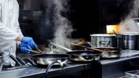 Chef working on the kitchen
