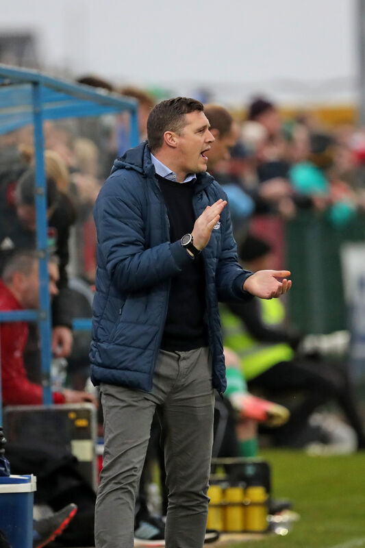 Darren Murphy as Cobh Ramblers first team manager in 2022.