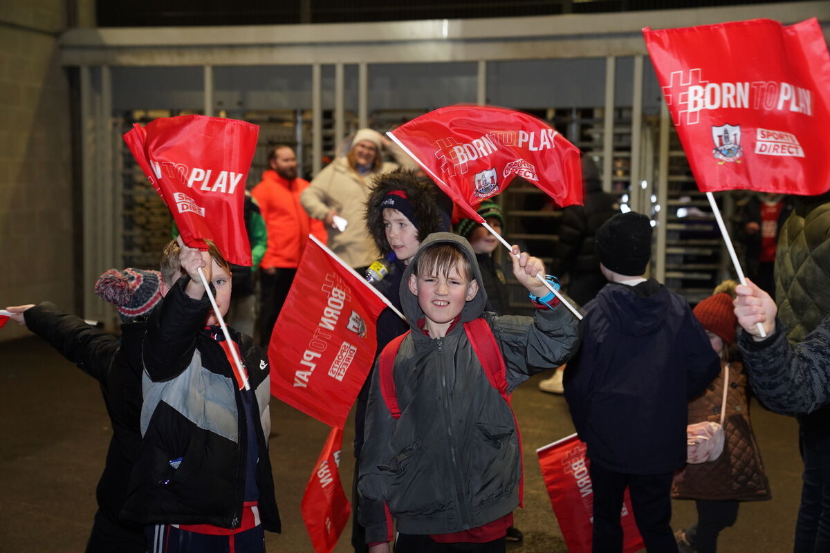 Cork fans ahead of the game against Limerick. Picture: INPHO/James Lawlor