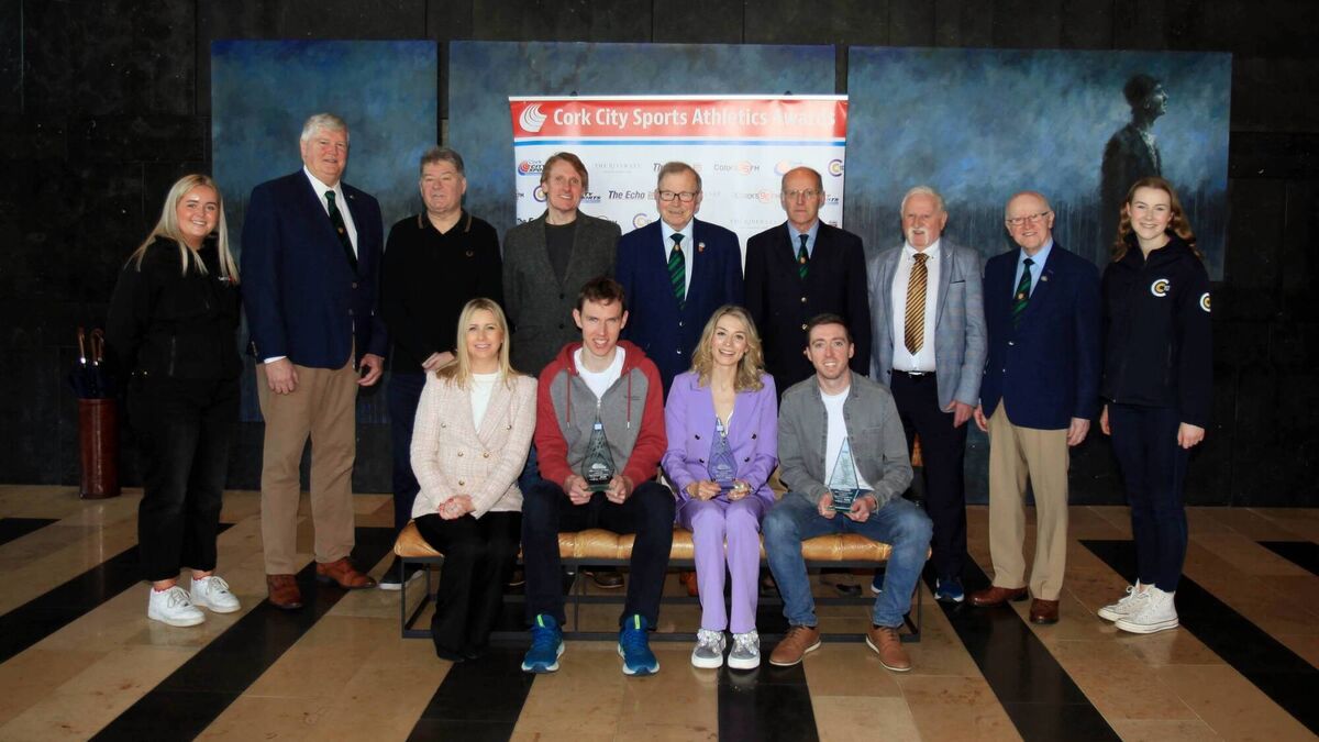 Paul Hartnett, Ryan Creech and Niamh Allen honoured by the Cork City Sports