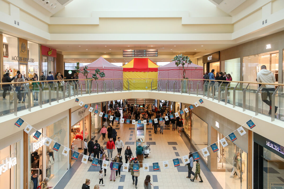 Mahon Point Shopping Centre opened 20 years ago this month.  Picture: David Creedon