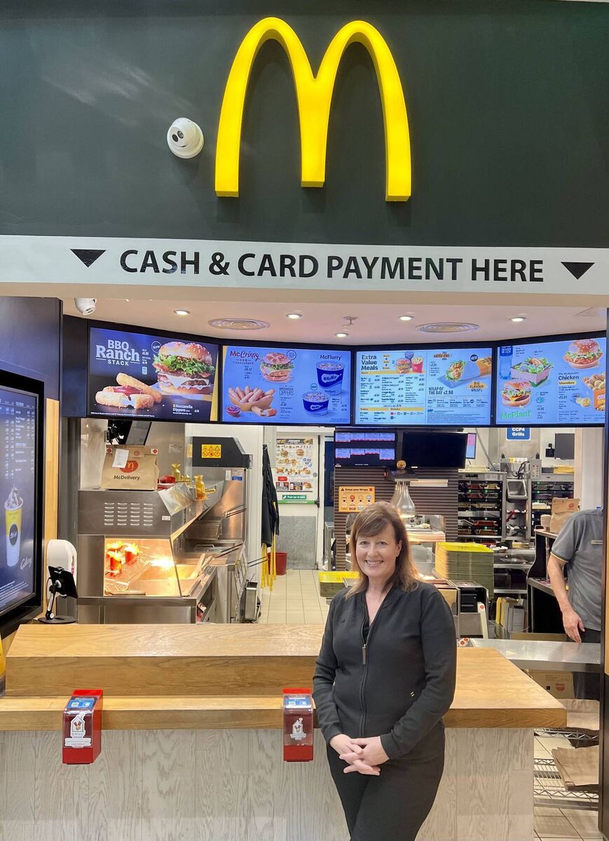 Eileen O'Brien has worked at McDonald's at Mahon Point since the centre opened. 
