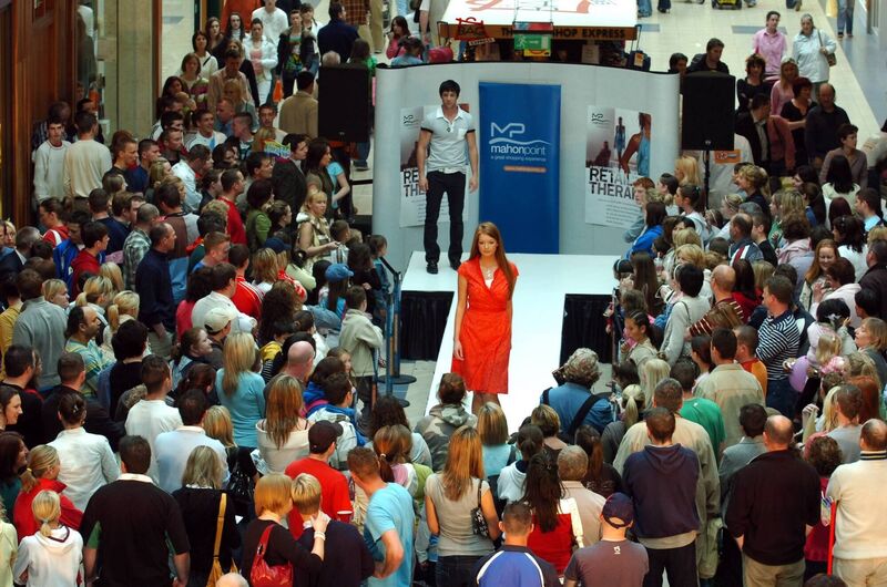 Crowds watching the fashion shows held at Mahonpoint in 2007. Picture: Eddie O'Hare