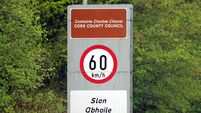 Speed limits reduced on Cork roads from today