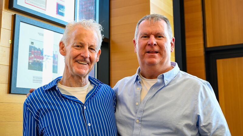 Gerry Wheeler will never forget his time playing winning basketball with Blue Demons in Cork