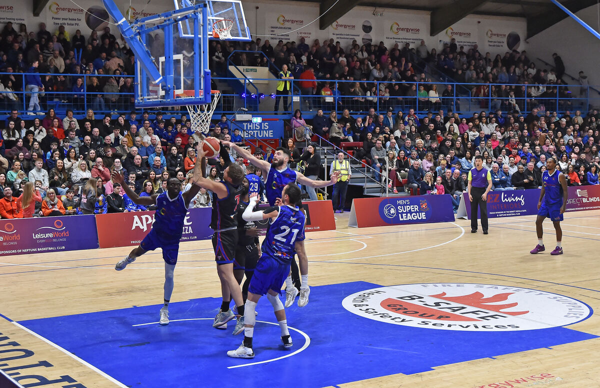 Action between Energywise Ireland Neptune and UCC Demons in the Men's Super League at a packed Neptune Stadium. Picture: Eddie O'Hare Action between Energywise Ireland Neptune and UCC Demons in the Men's Super League at a packed Neptune Stadium. Picture: Eddie O'Hare