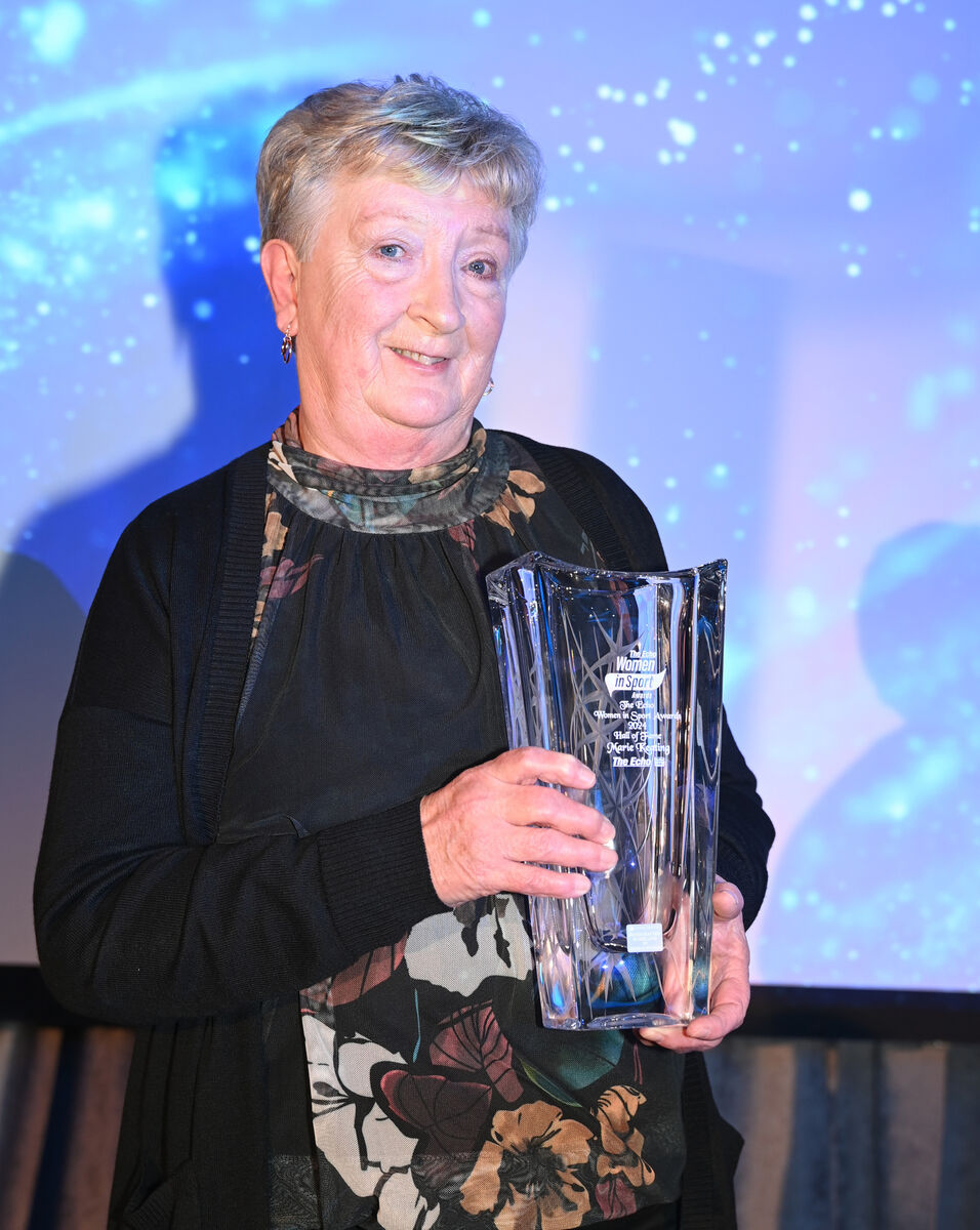 Marie Keating, the Hall of Fame winner at The Echo Women in Sport Awards at the Metropole Hotel. Picture: Eddie O'Hare