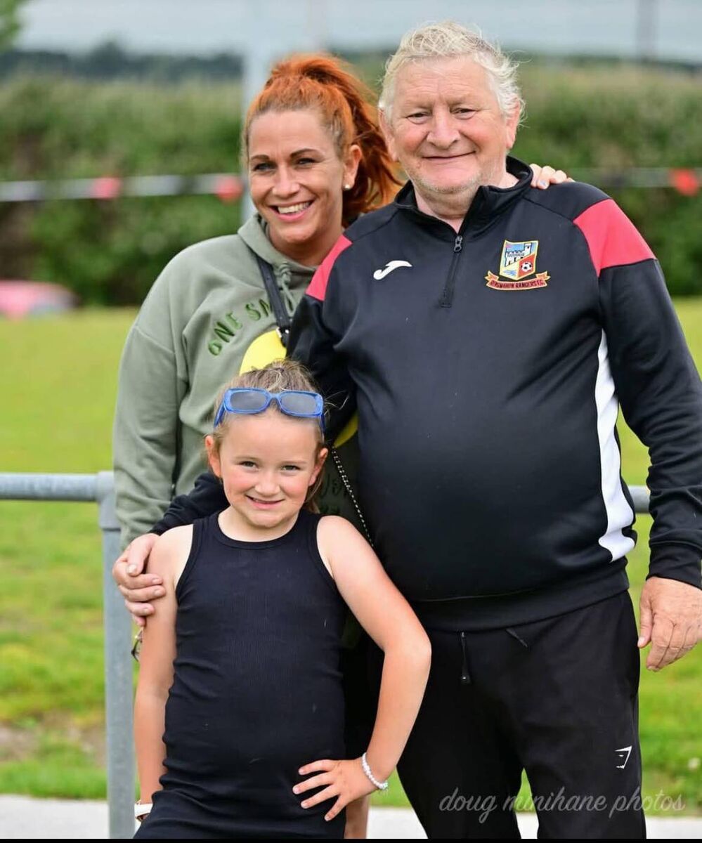 John Fitzgerald pictured with his daughter Sinead and granddaughter Faye