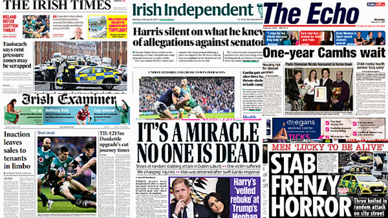 What the papers say: Monday's front pages